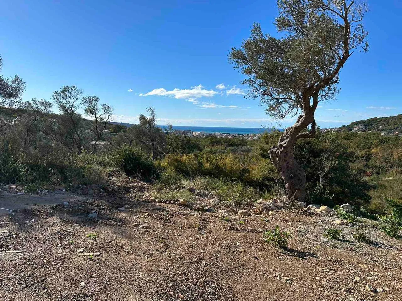 Plot for sale in Bar with a sea view 